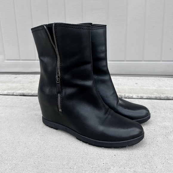 Prada Linea Rossa Wedge Ankle-Boots - Picture 4 of 5